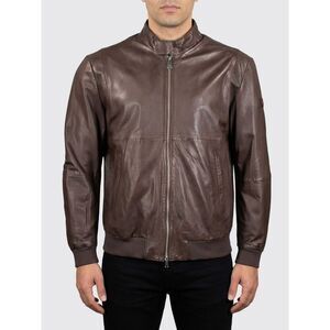 Peuterey Men Leather Bomber Peuterey